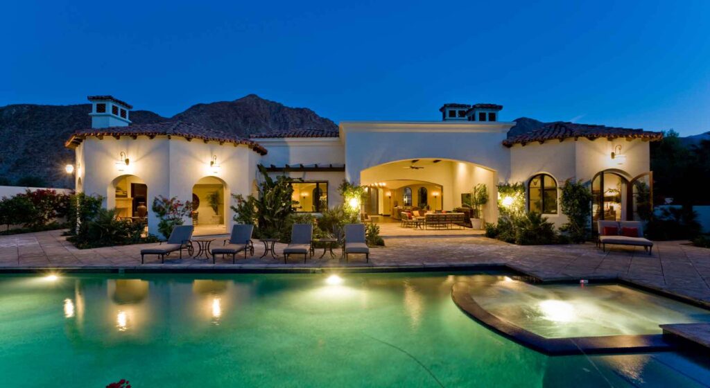 Spanish-style-home-pool